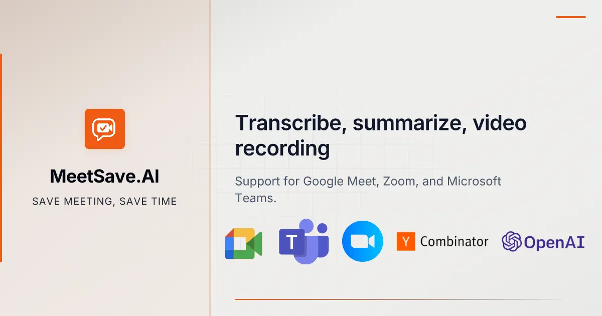 MeetSave AI image number 01