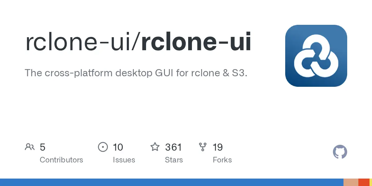 Rclone UI image number 01