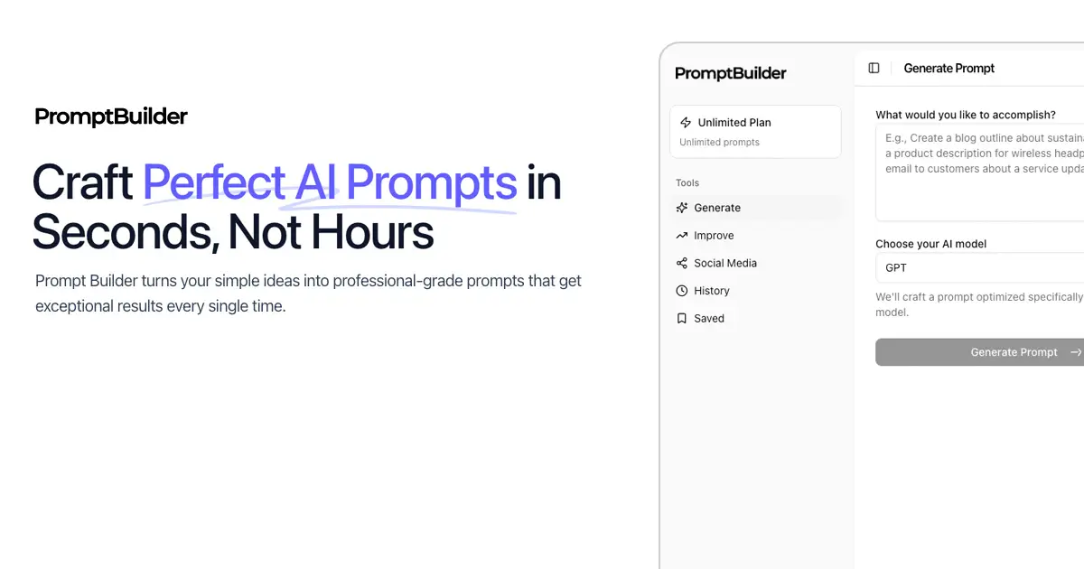 Prompt Builder product image