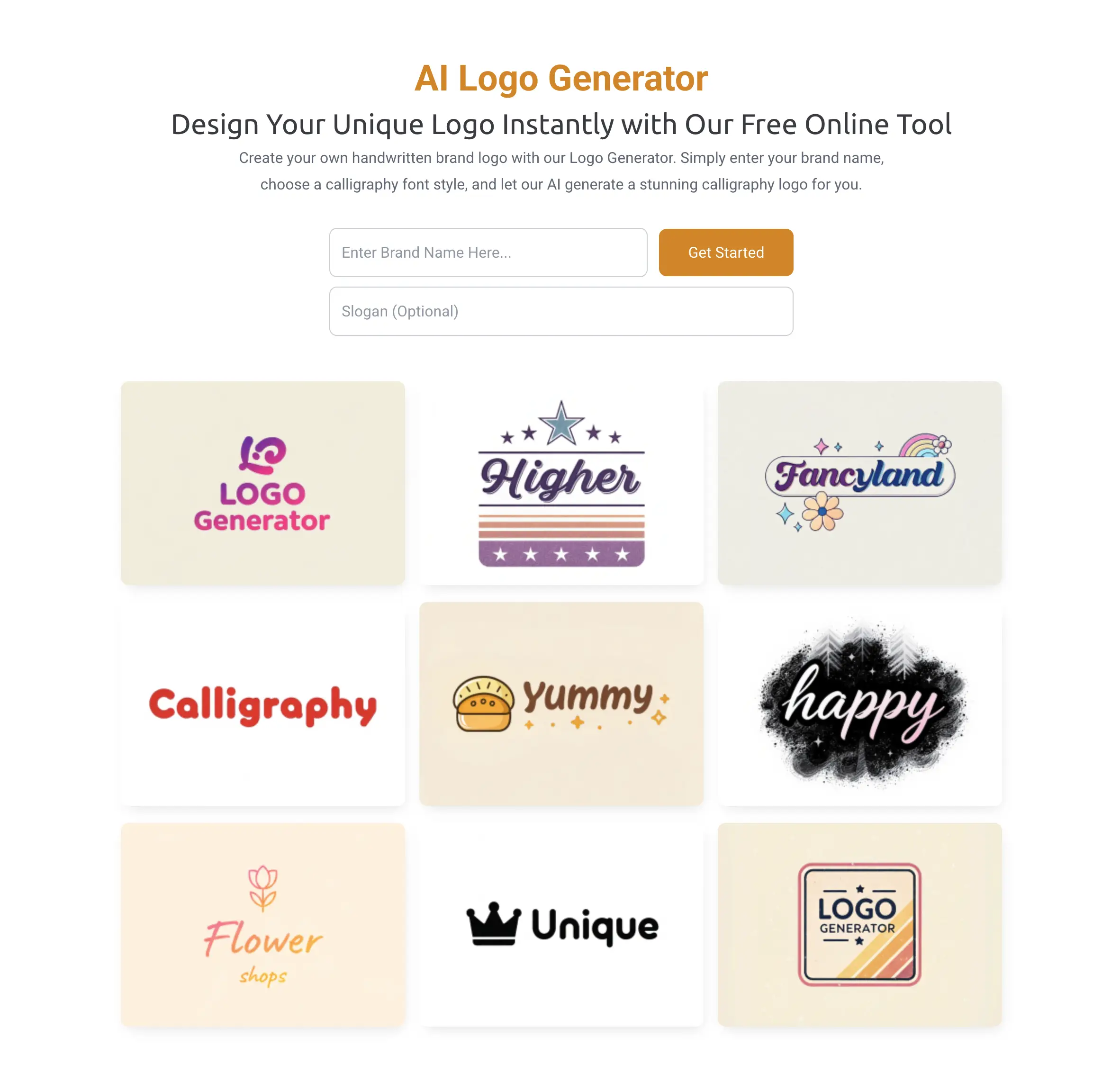 AI Logo Generator product image