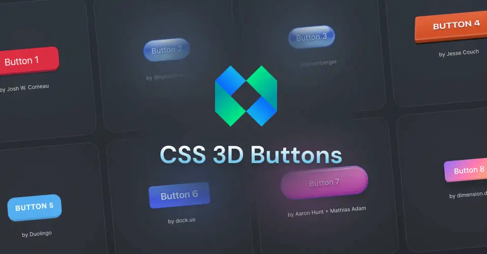CSS 3D Buttons product image