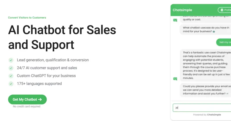 Chatsimple product image