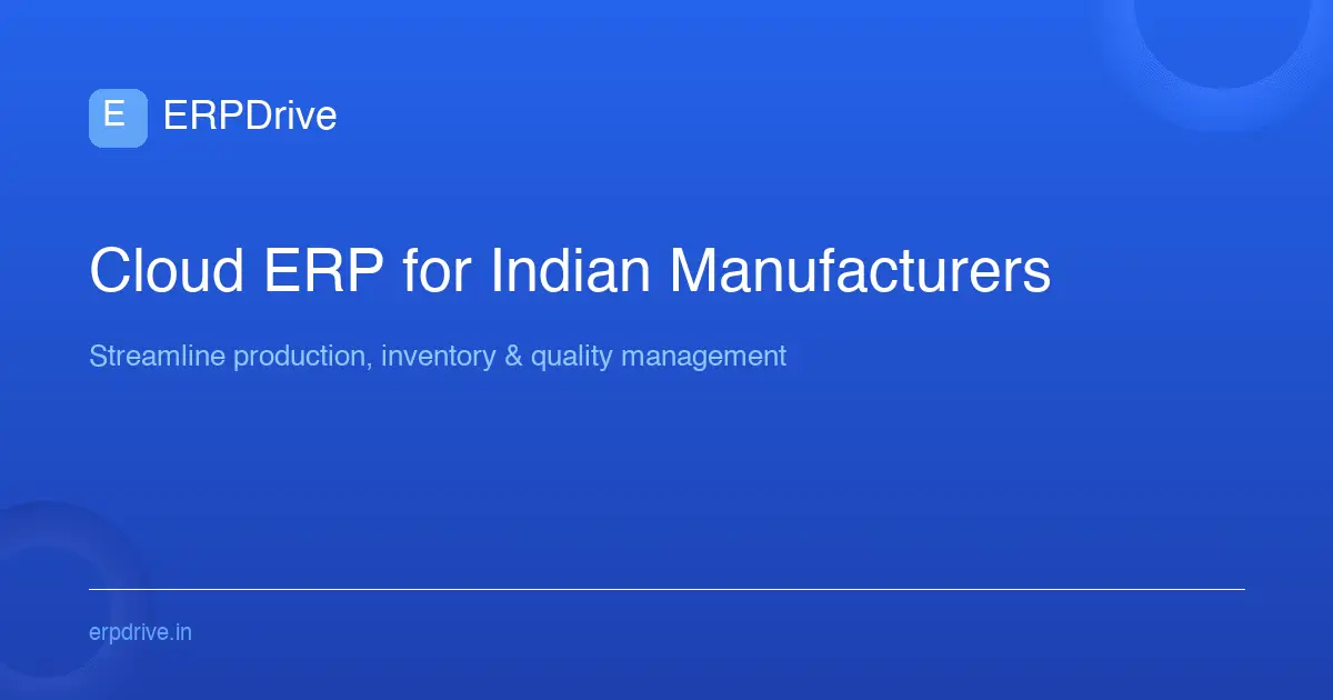 ERP Drive product image