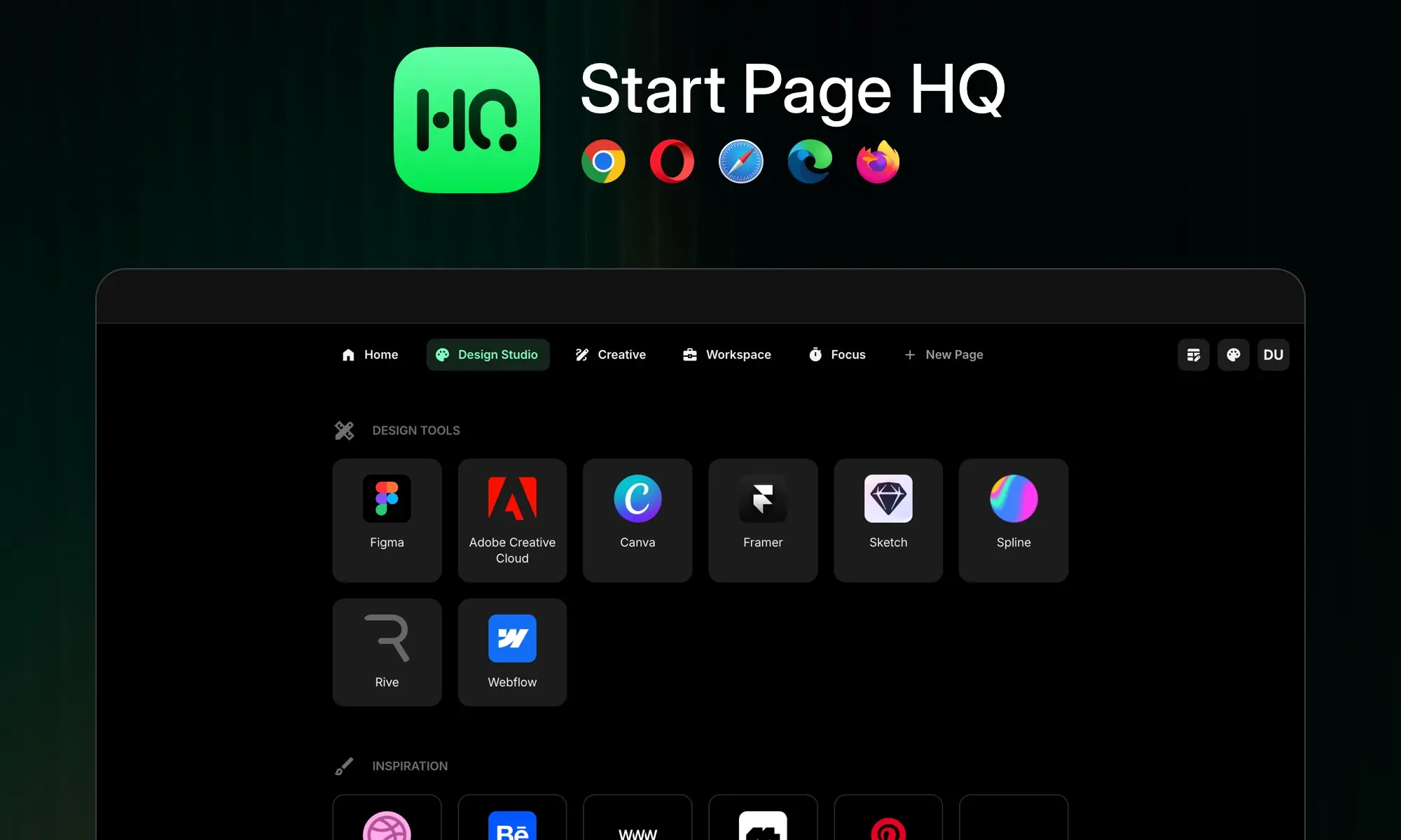 Start Page HQ product image