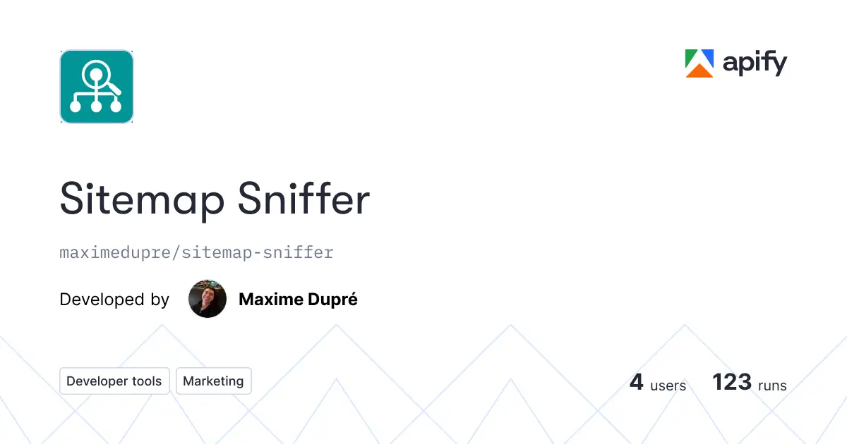 Sitemap Sniffer product image