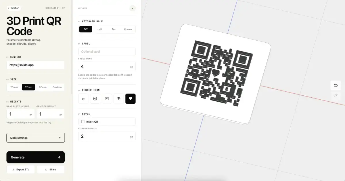 3D Print QR Code image number 01