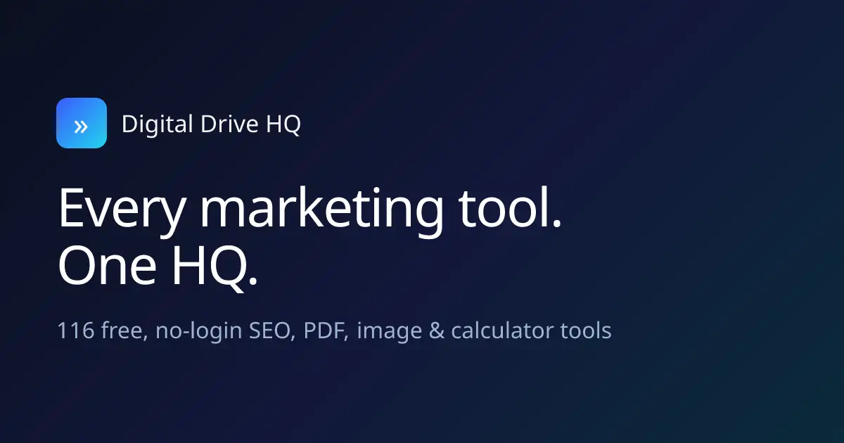 Digital Drive HQ product image