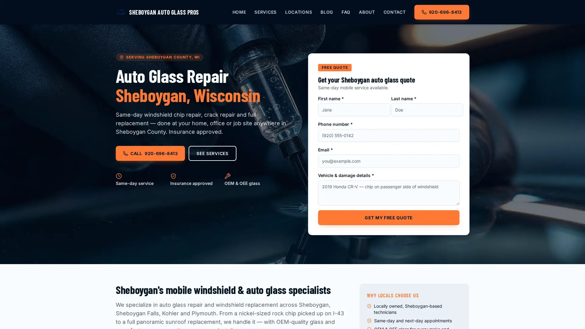 Auto Glass Repair Sheboygan product image
