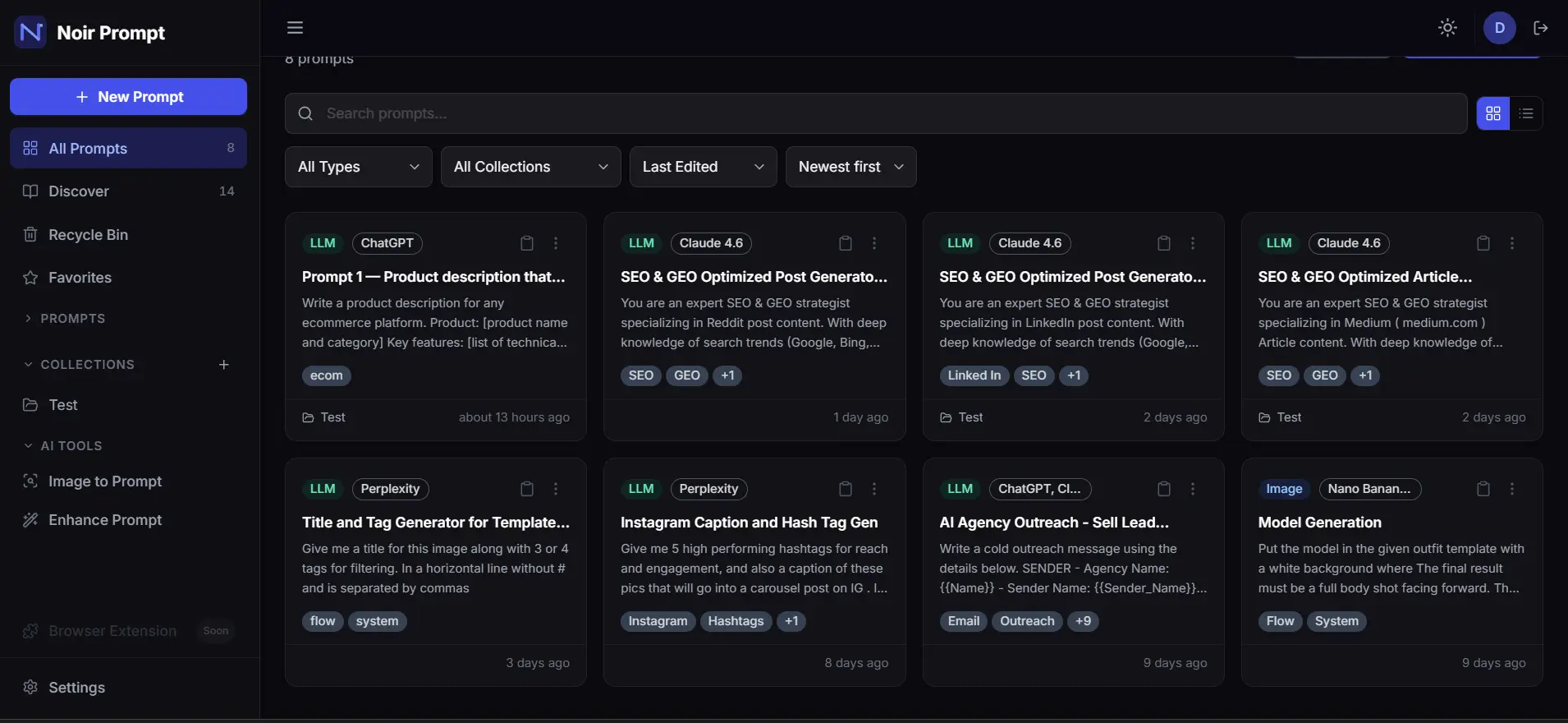 Noir Prompt image number 21