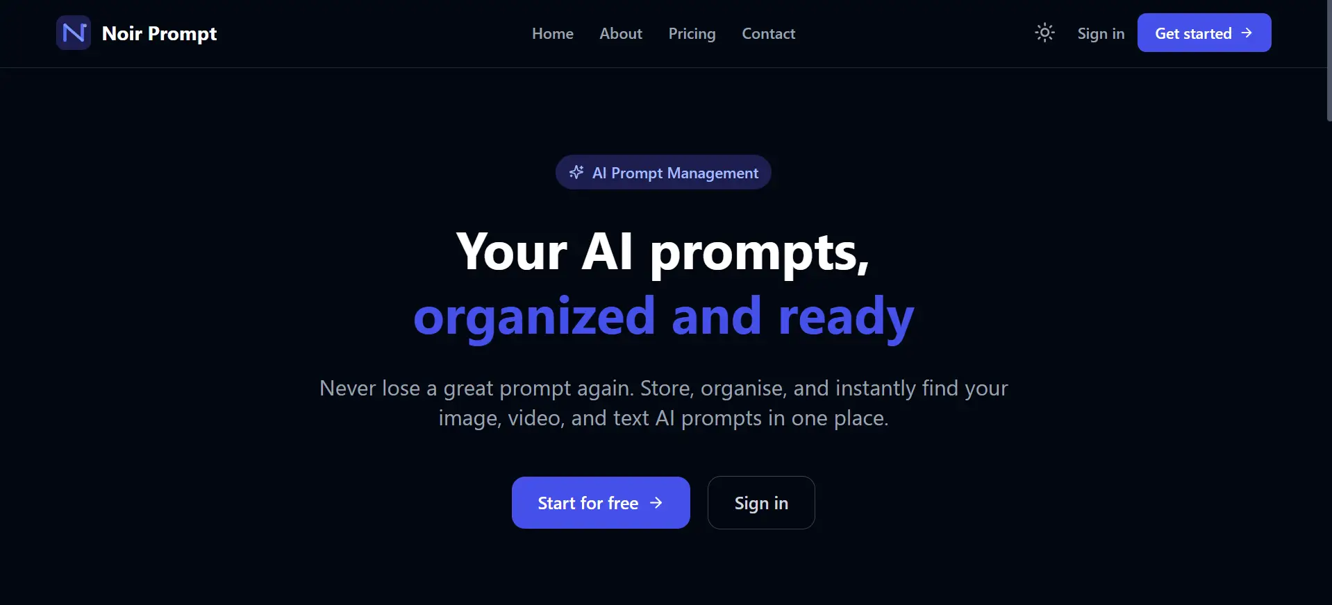 Noir Prompt image number 11