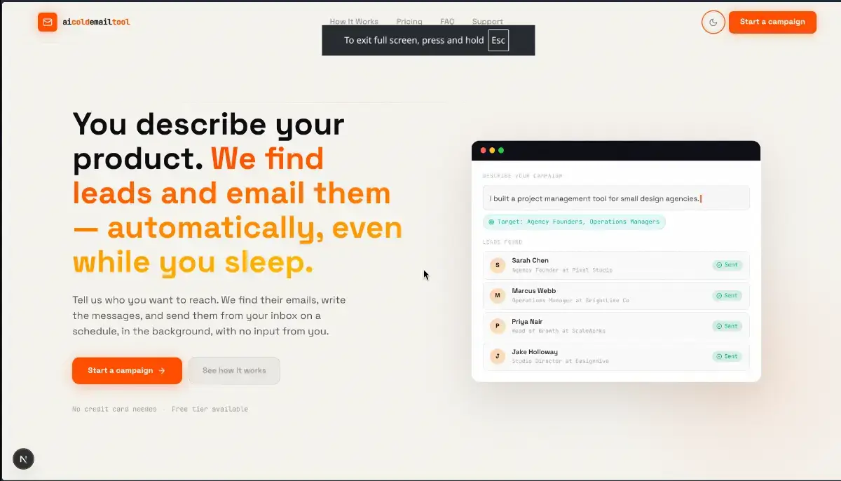 AI Cold Emailing Tool product image