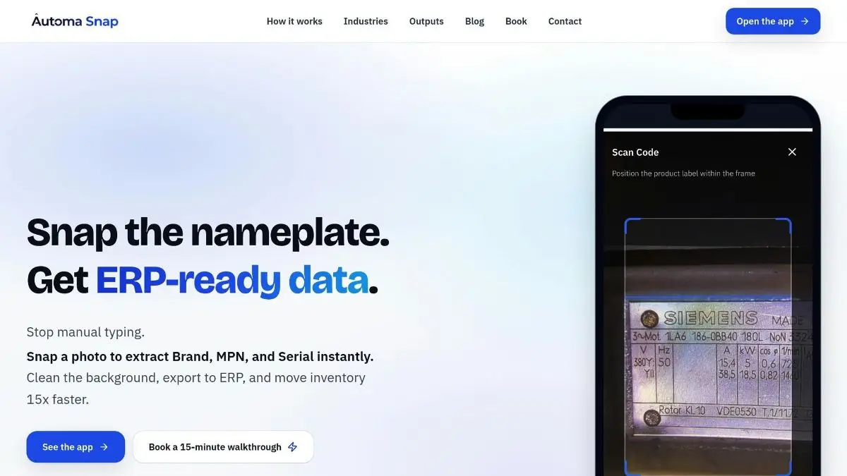 AutomaSnap product image