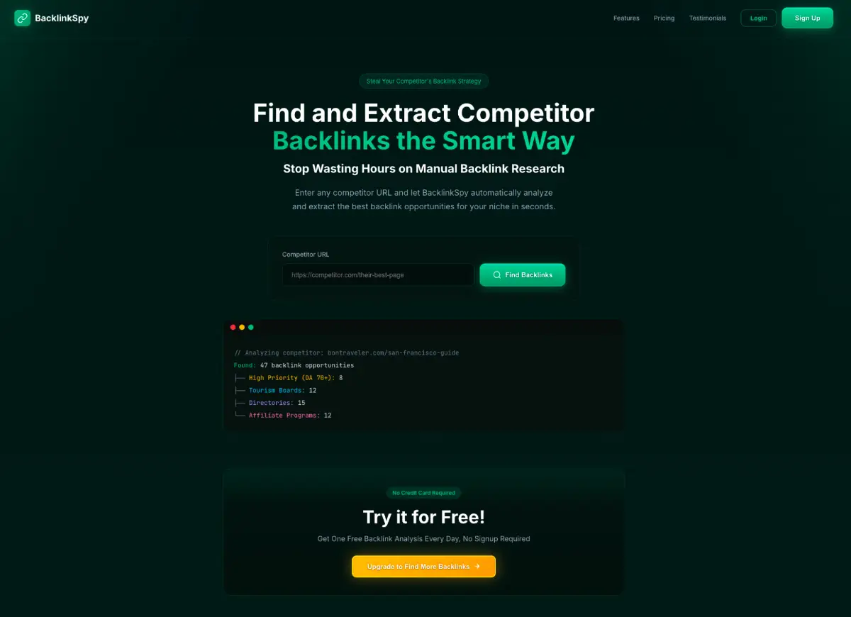 BacklinkSpy product image