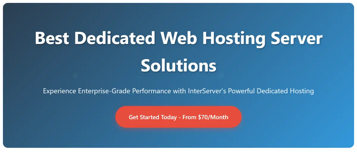 Best Dedicated Web Hosting Server product image