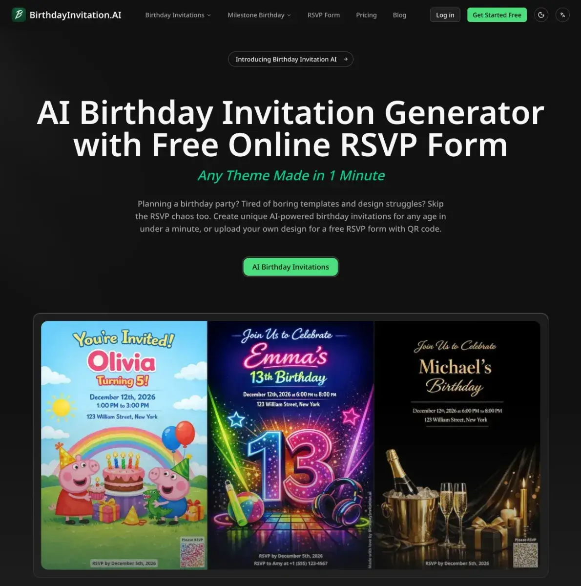 Birthday Invitation AI image number 11