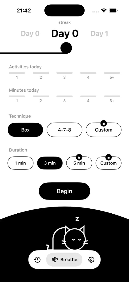 Breathing Exercises And A Cat image number 21