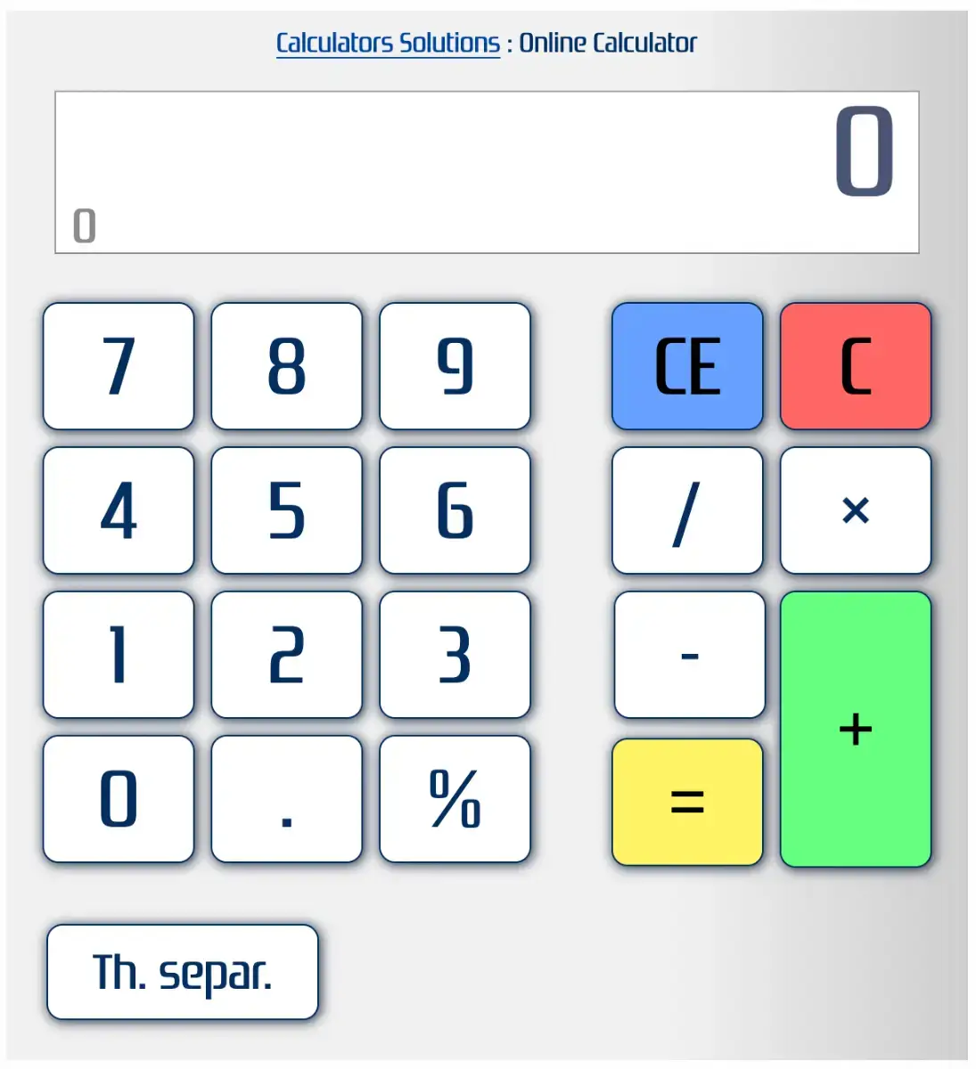 Calculators Solutions image number 21