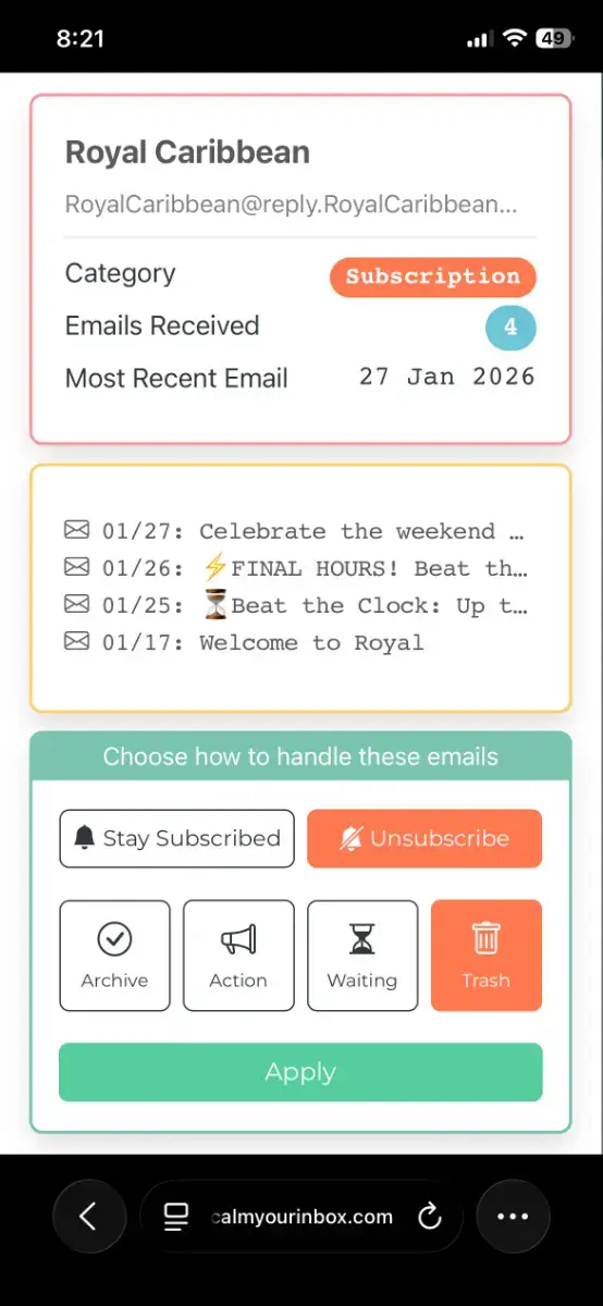 Calm Your Inbox image number 01