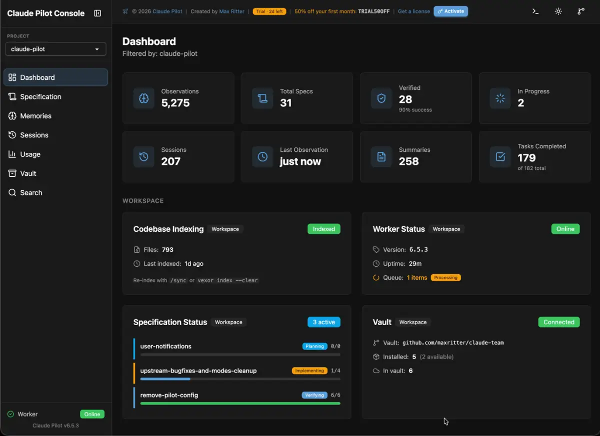 Claude Pilot image number 01