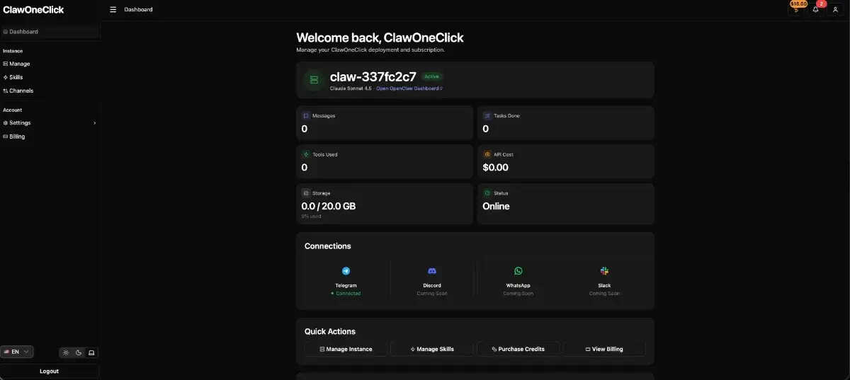 ClawOneClick image number 11