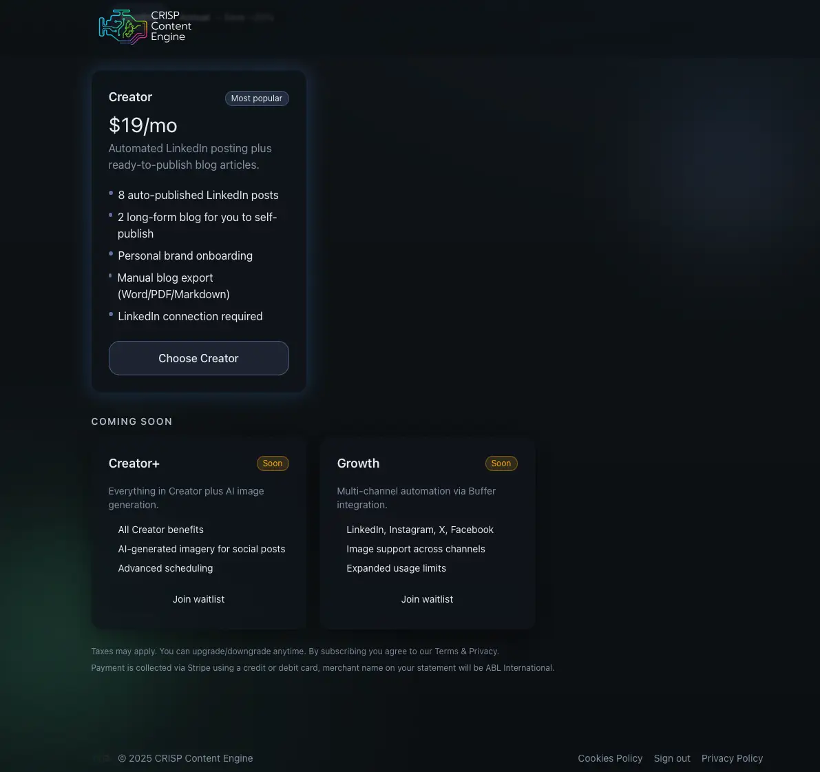 CRISP Content Engine image number 21