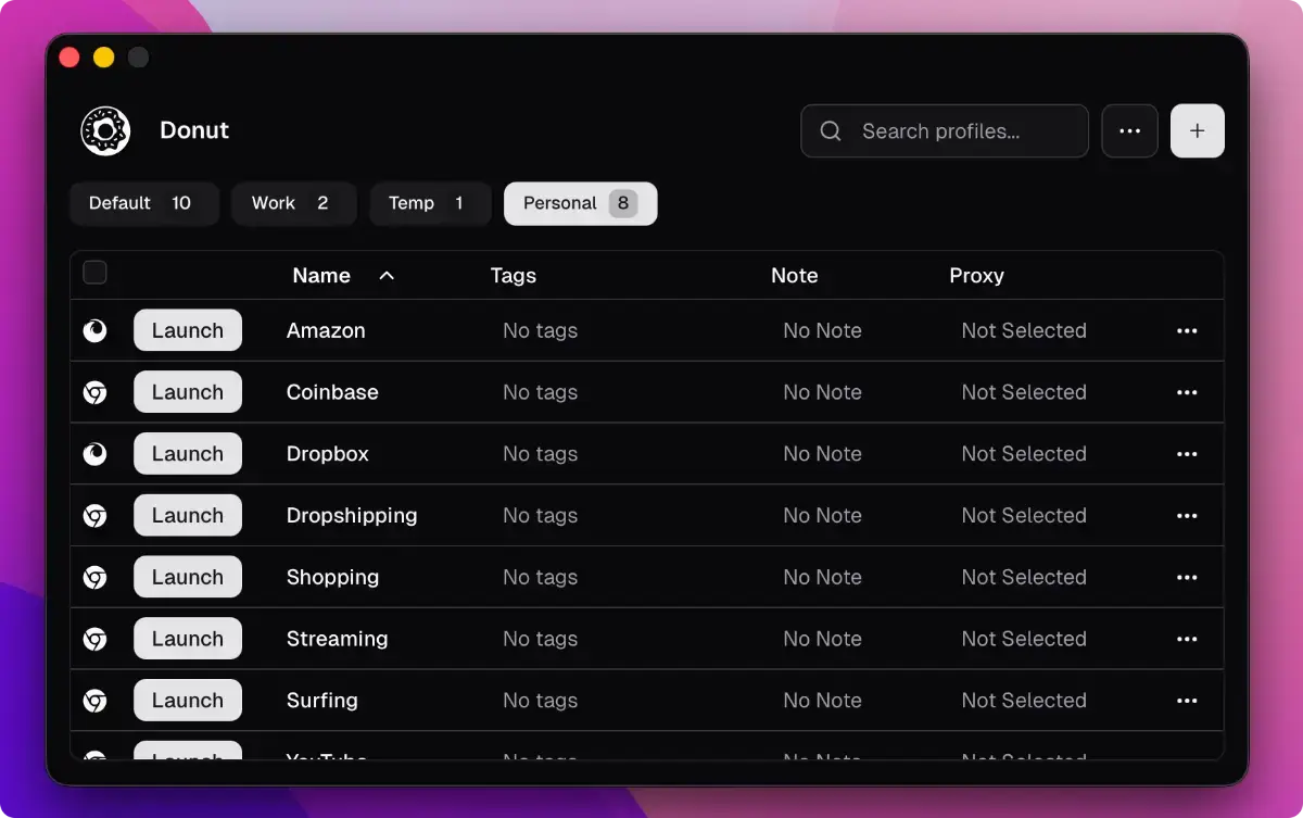 Donut Browser image number 11