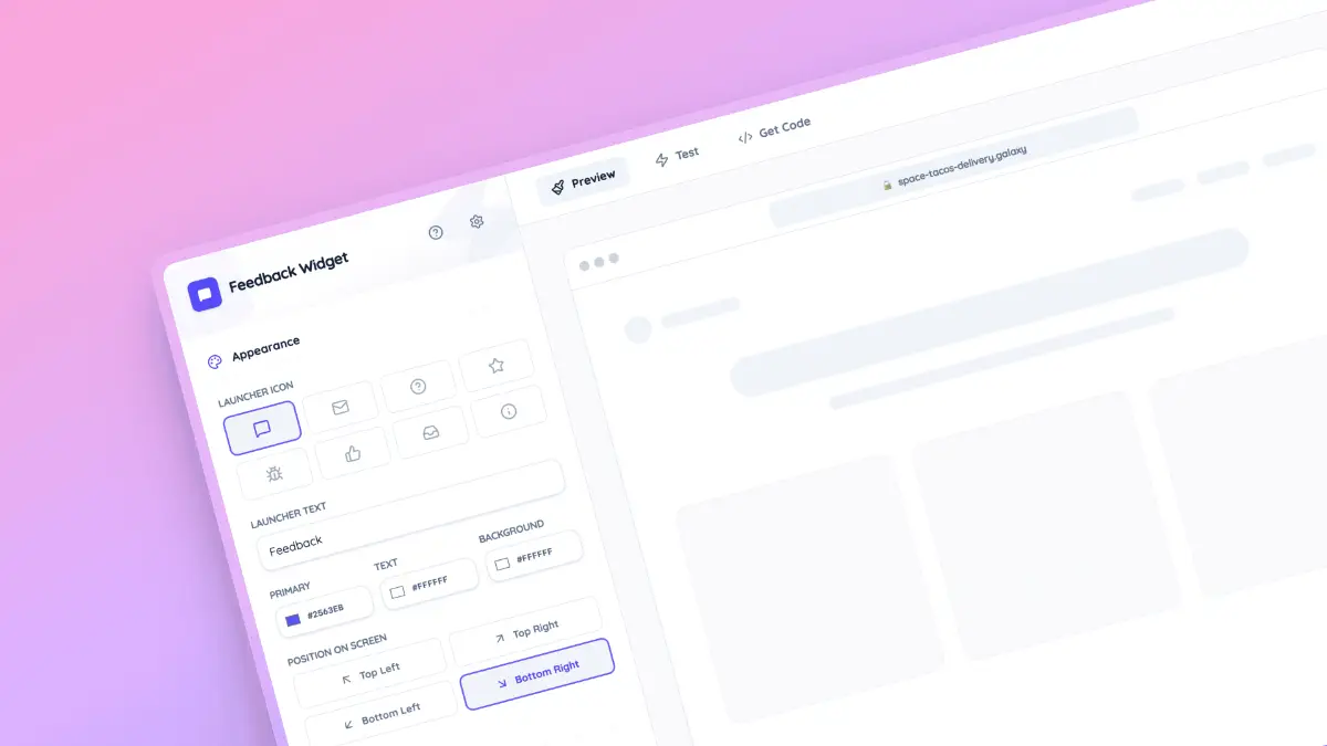Feedback Widget Builder image number 01