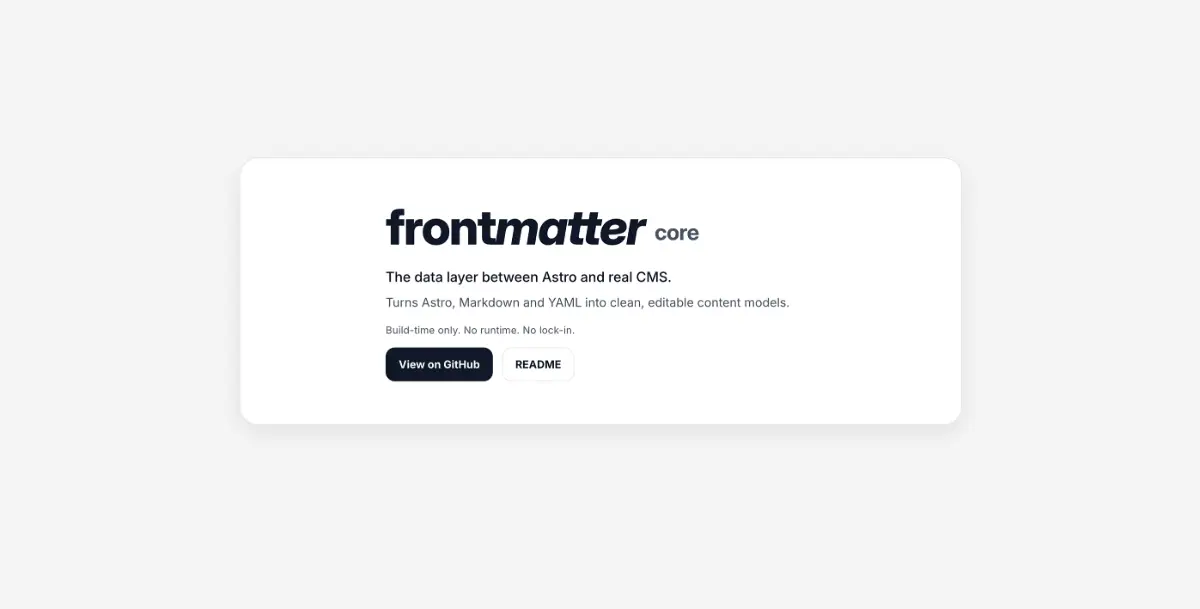 Frontmatter Core image number 01