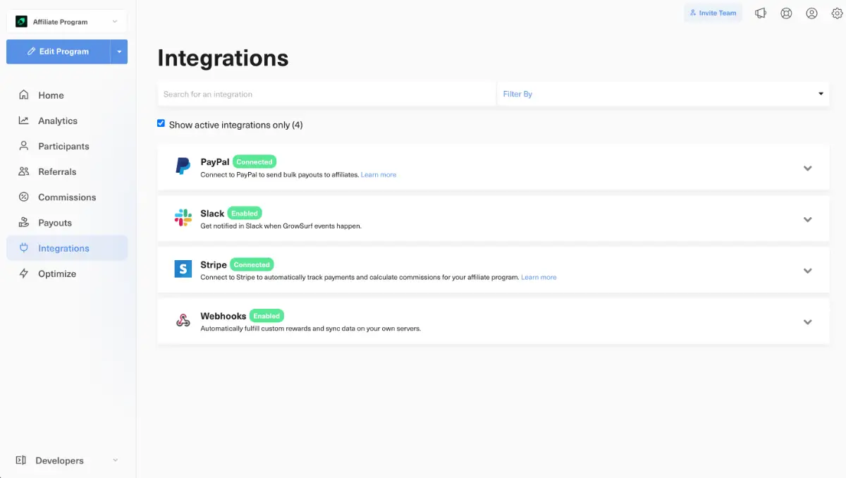 GrowSurf - Affiliate Software image number 21