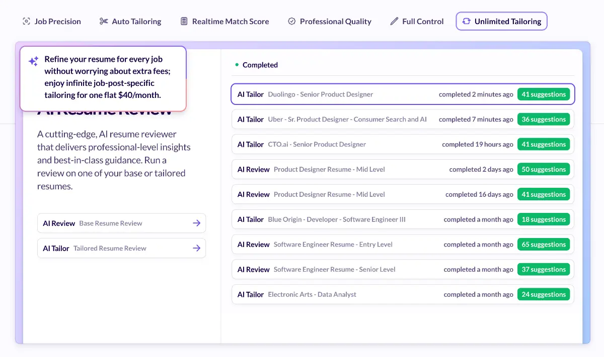Huntr Resume Tailor image number 11