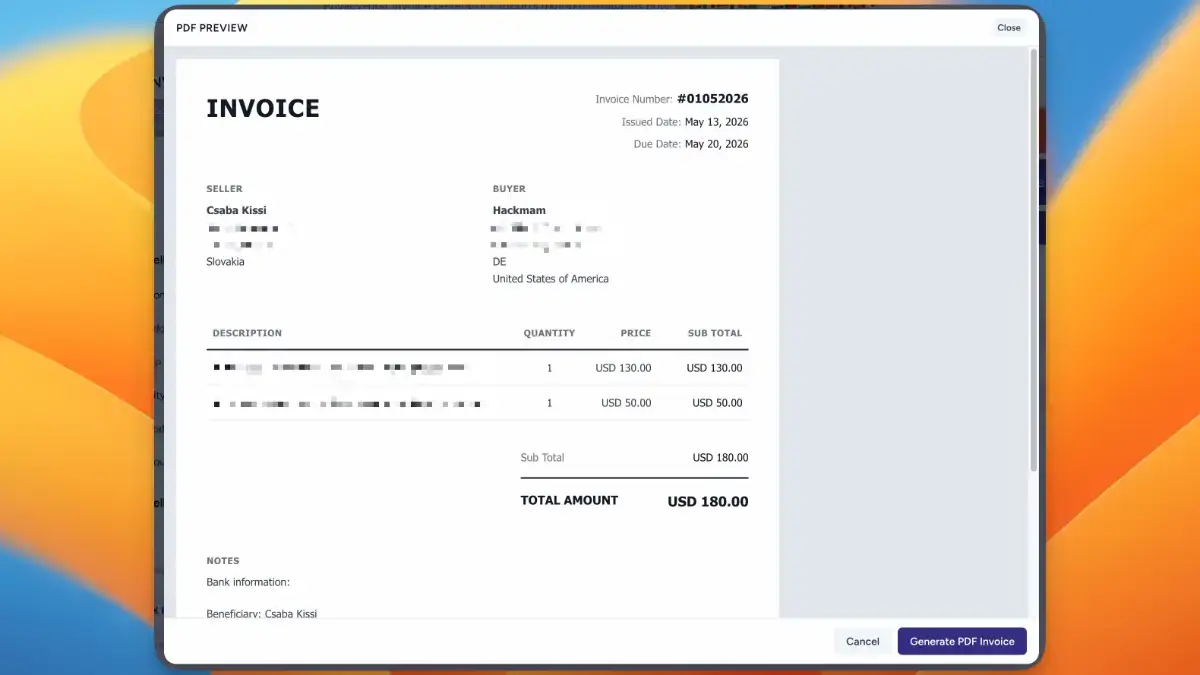 Invoice Generator image number 11