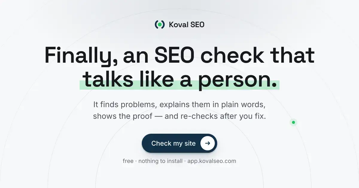 Koval SEO Console image number 01
