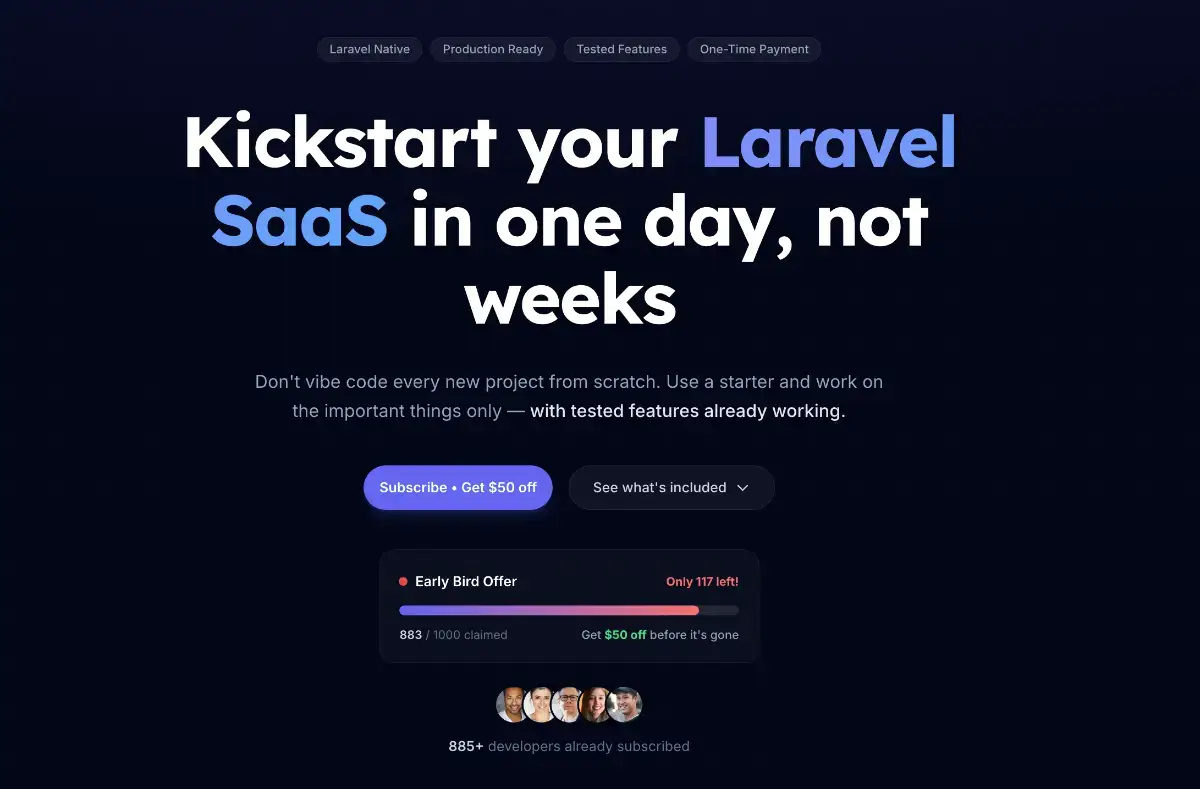Laravel Saas Starter wiht AI image number 01
