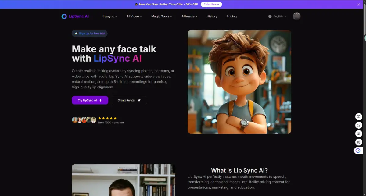Lipsync AI product image