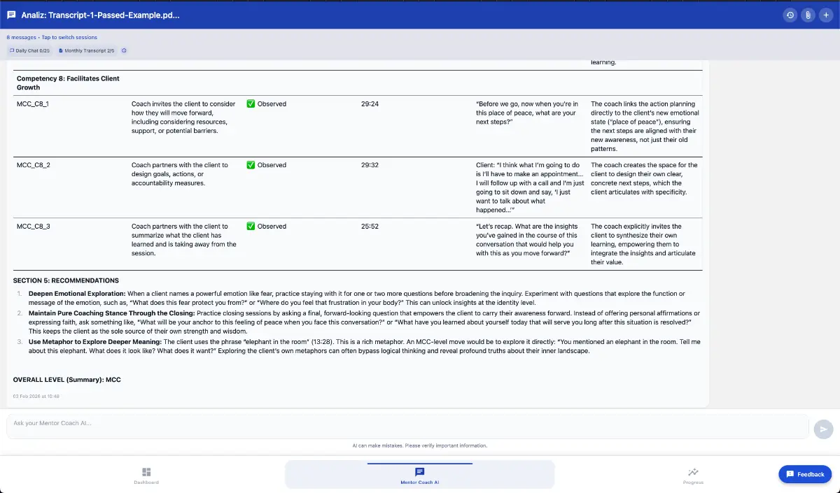 Mentor Coaching AI product image