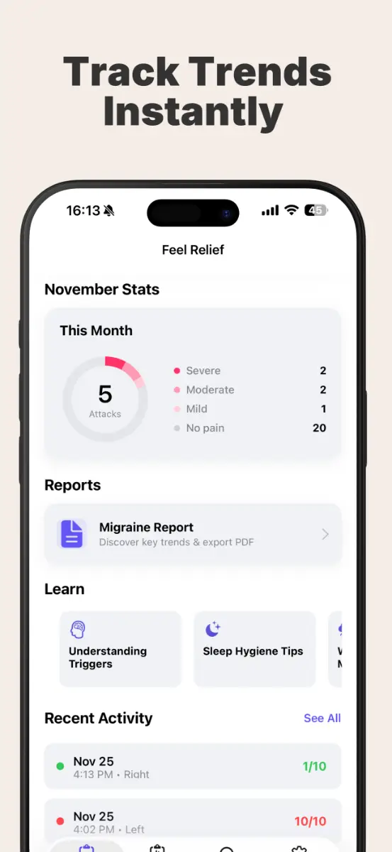 Migraine Tracker App image number 21