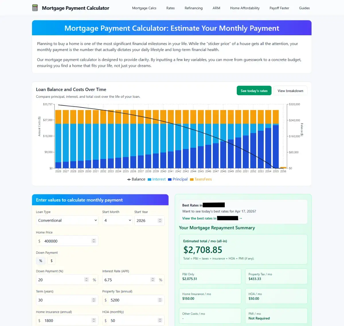 Mortgage Payment Calculator image number 01