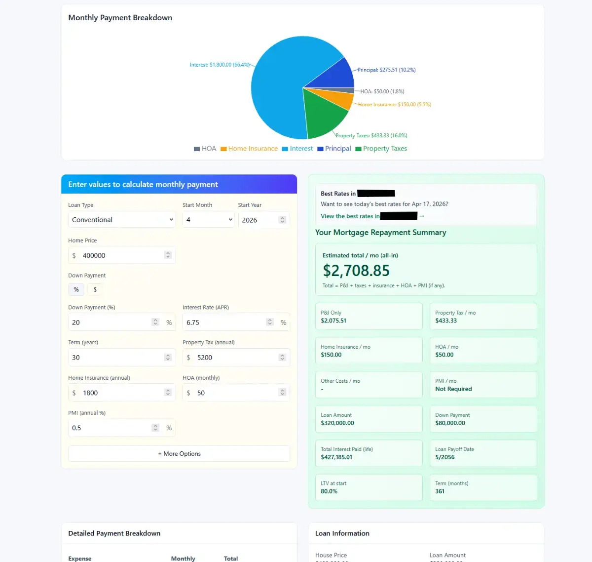 Mortgage Payment Calculator image number 11
