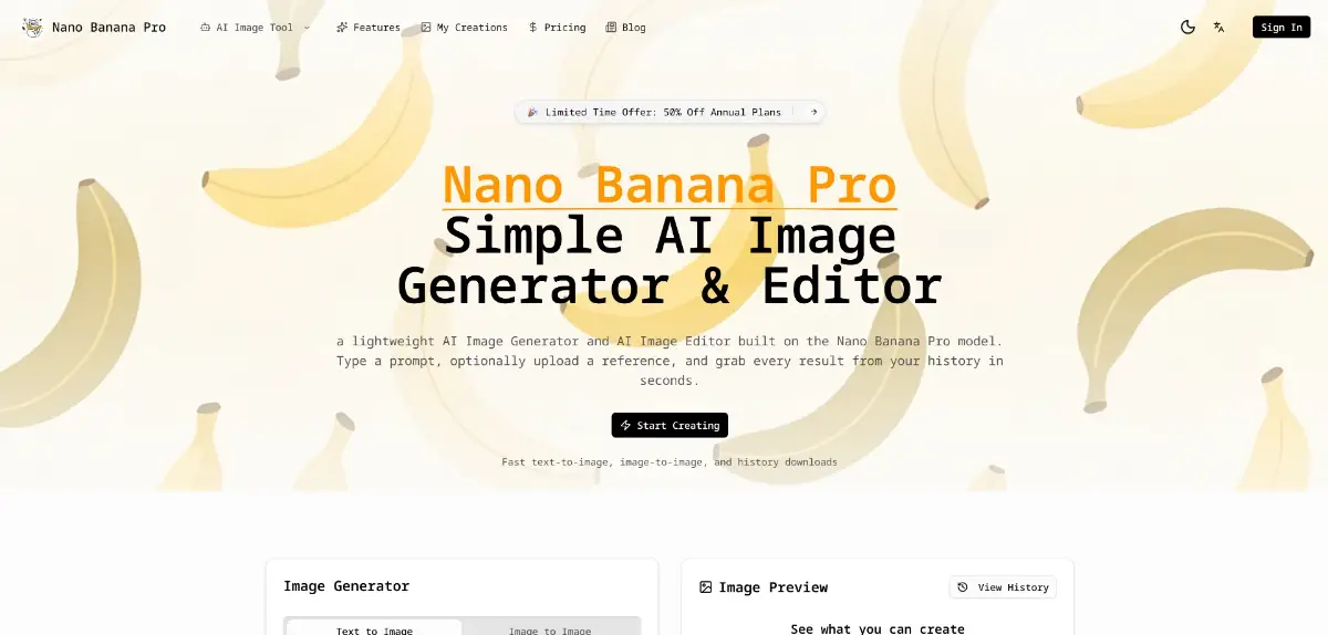 Nano Banana Pro AI Image Generator product image