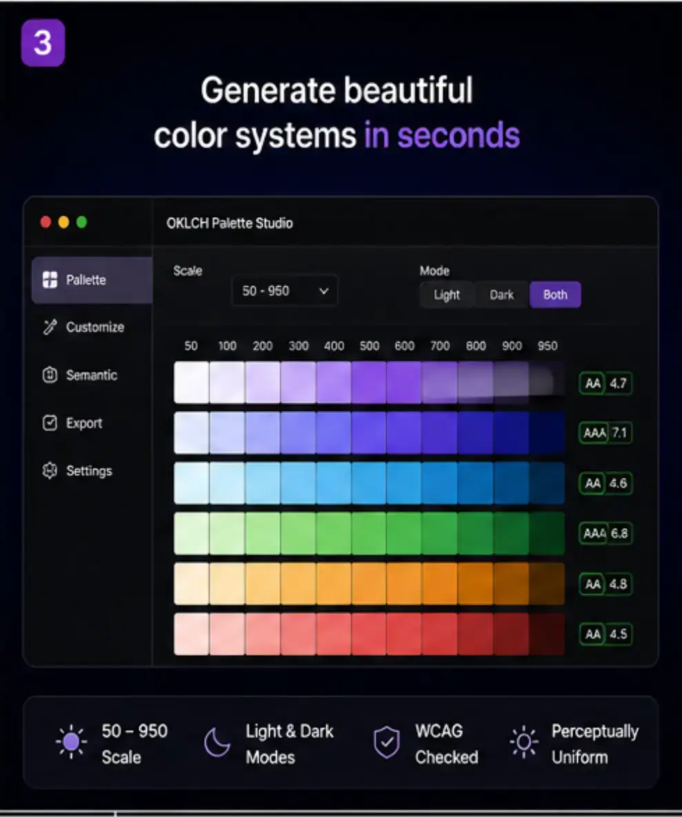 OKLCH Palette Studio for Figma image number 11