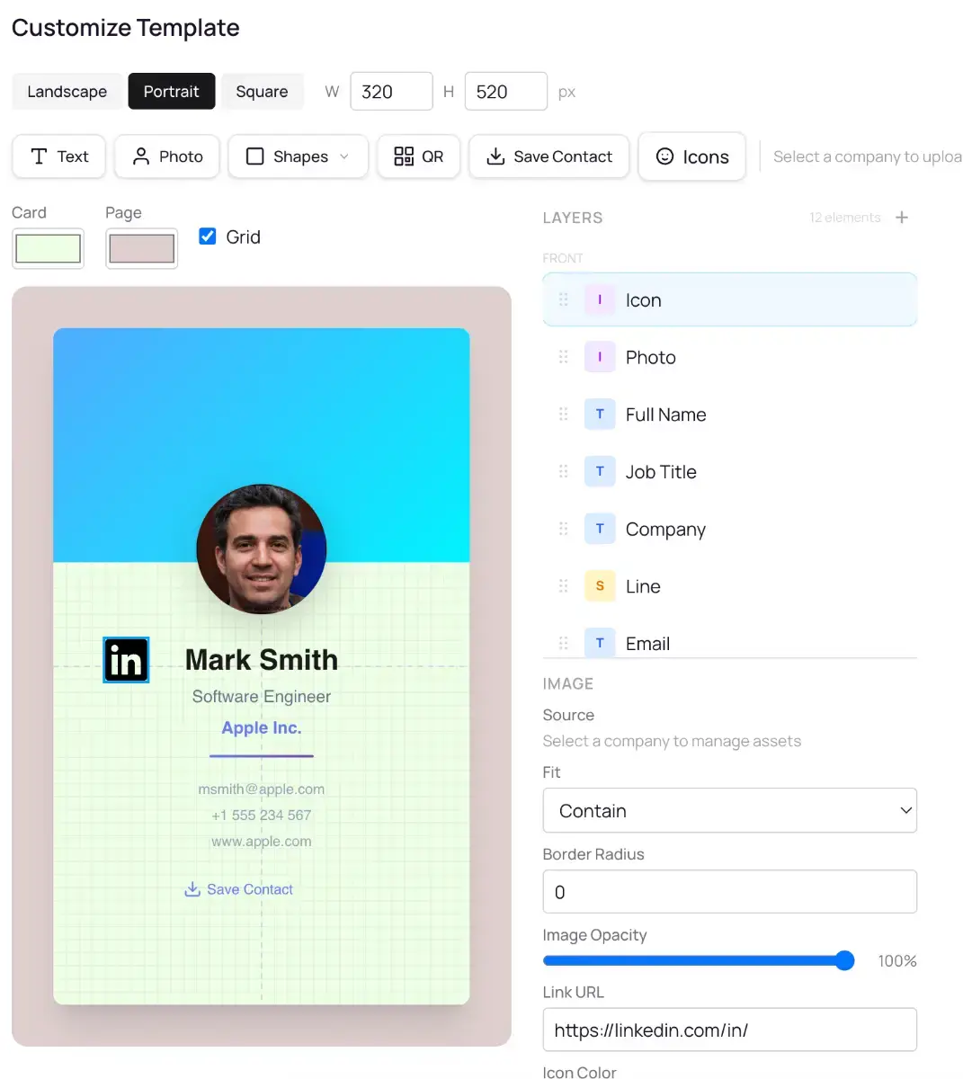 Own Cardly - Digital Business Card Generator product image