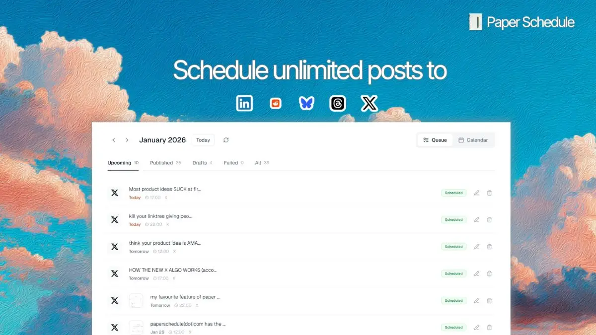 Paper Schedule image number 11