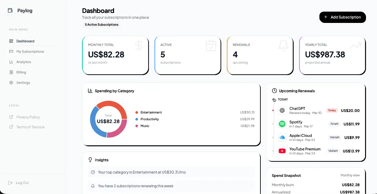 Paylog image number 01