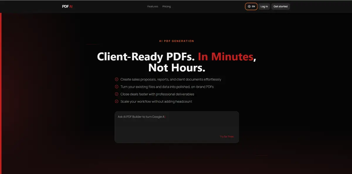 PDF AI BUILDER image number 01