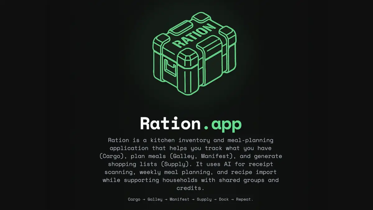 Ration image number 01