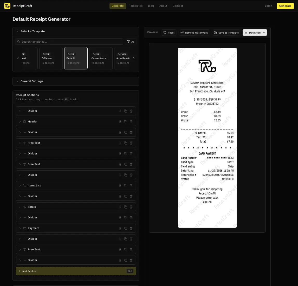 ReceiptCraft image number 21