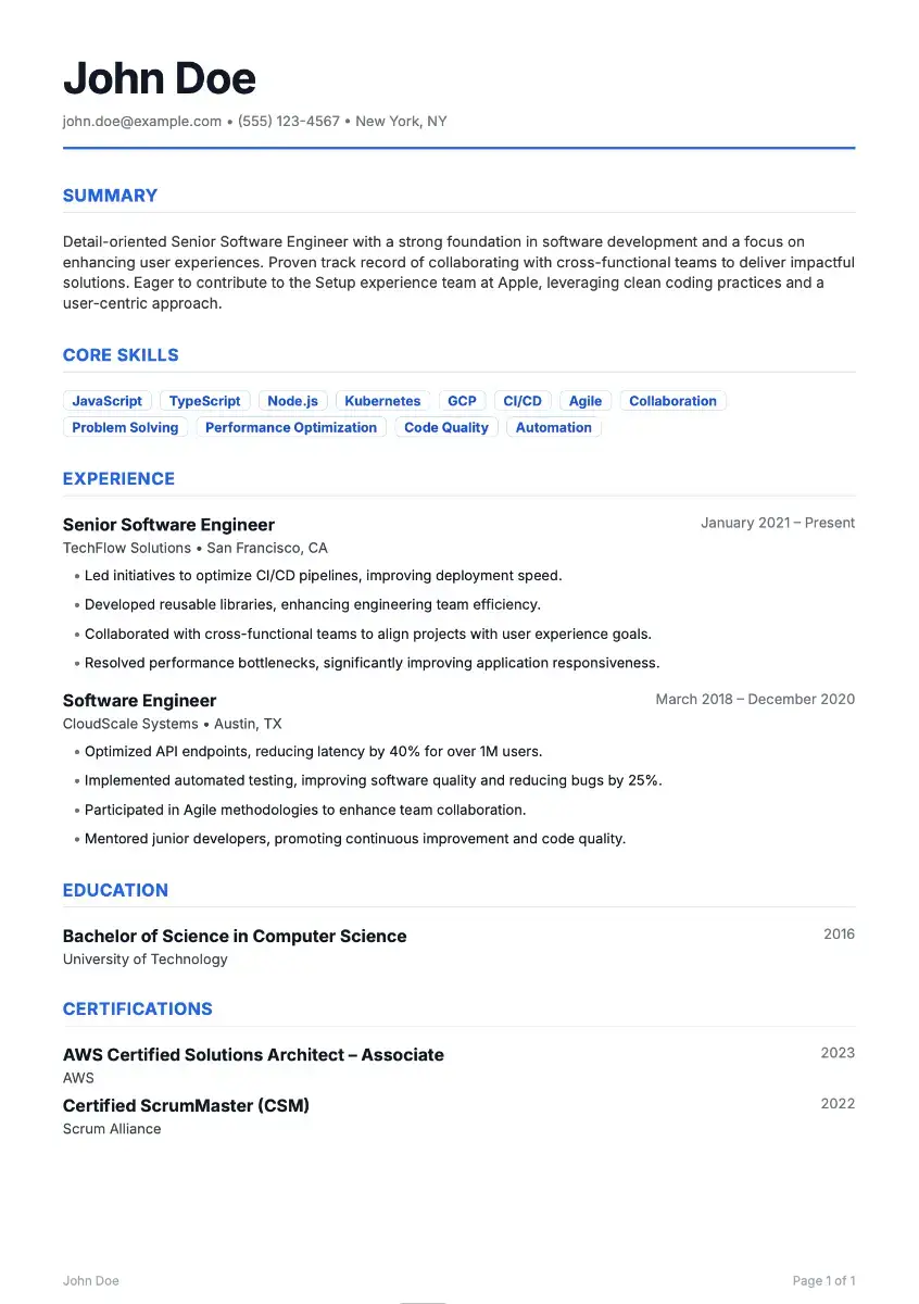 Retuner Free Resume Builder image number 21