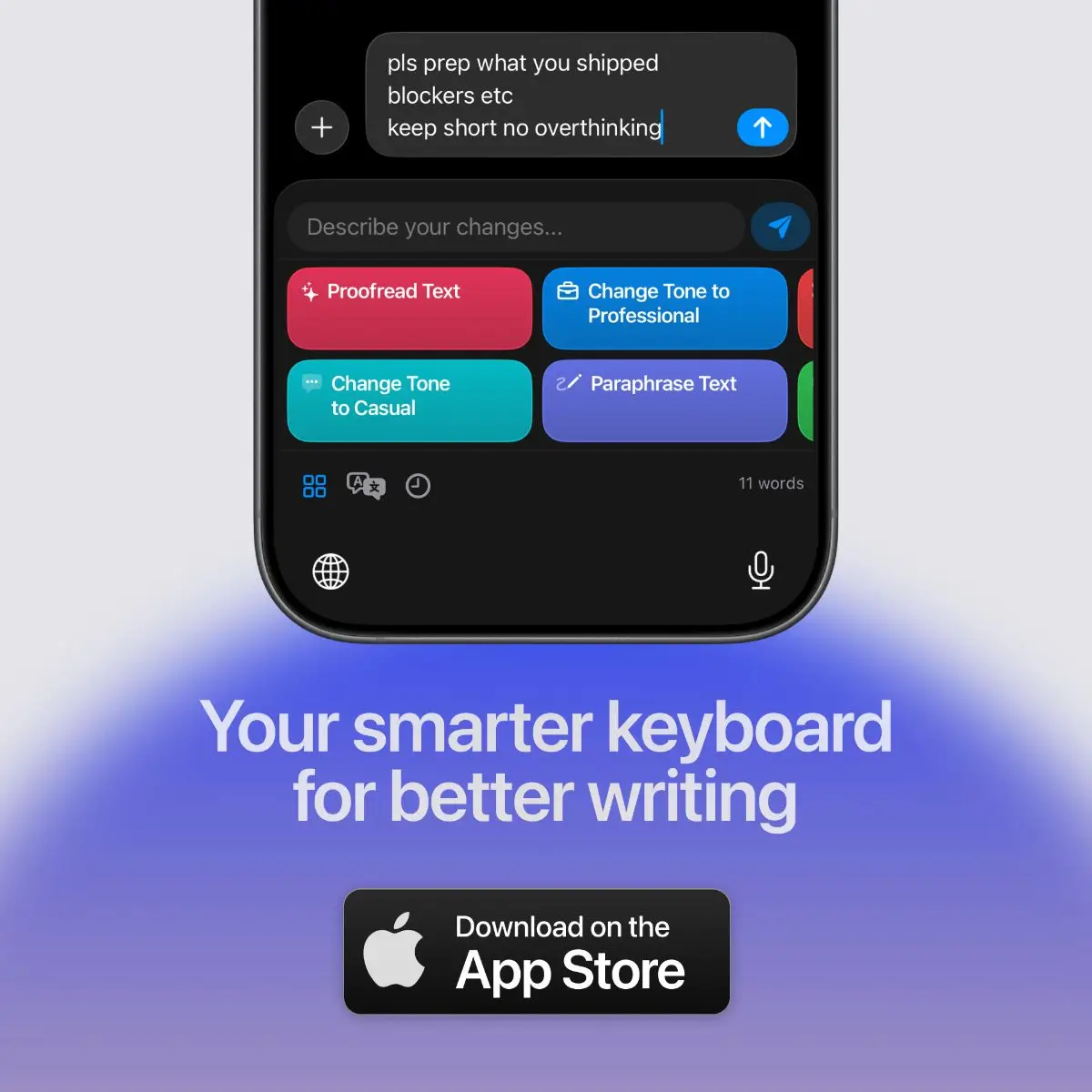 RewriteMate - AI Keyboard image number 01