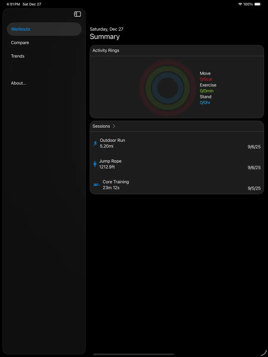 RunRecap for iPad image number 01