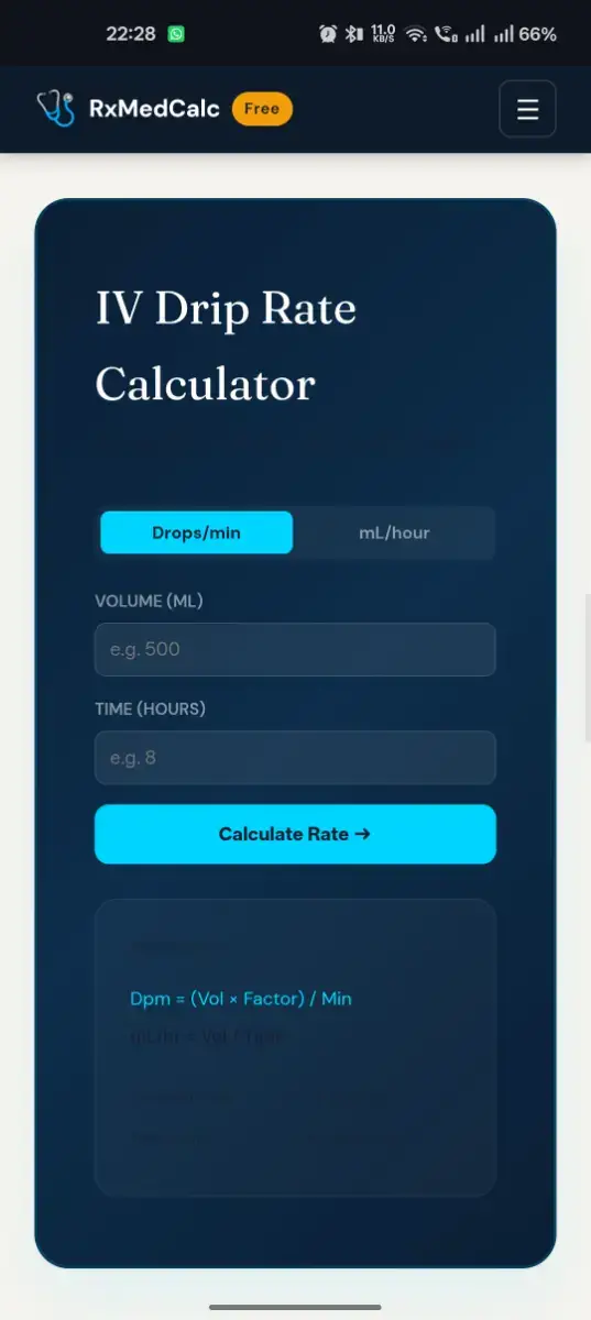 Rx Med Calculator image number 11